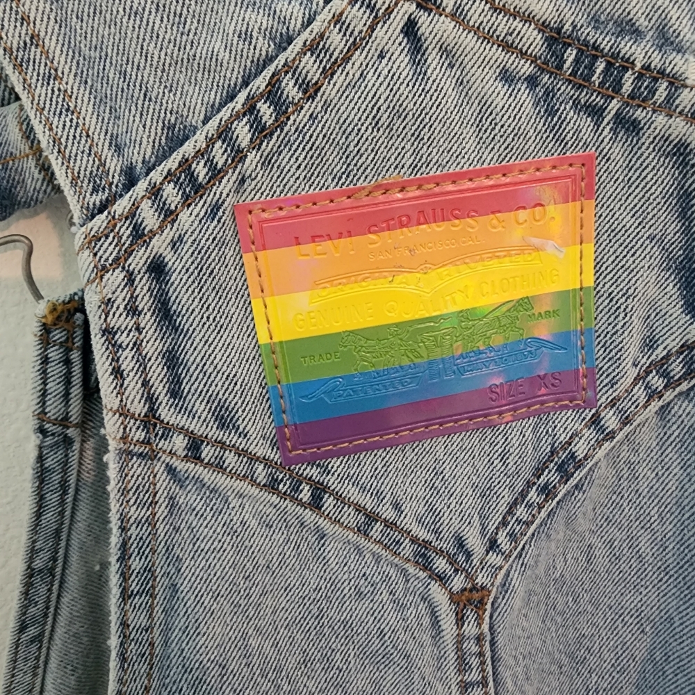 Women/Men LEVI'S PRIDE LIBERATION SHORTALLS - Picture 14 of 16